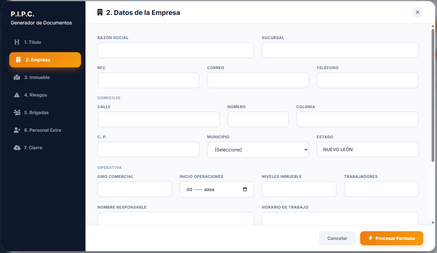 Vista de Formatos 2